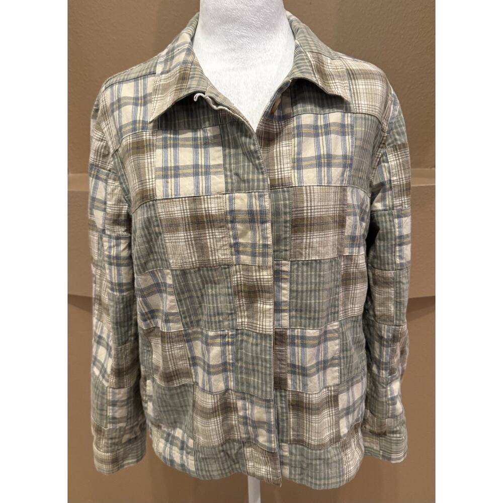 ORVIS LADIES PATCHWORK COTTON JACKET SIZE 12